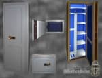Встраиваемые в мебель элитные сейфы, оружейный и для документов EGS-W3EL-P1830 и ES-W480EL