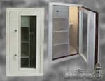 Встроенный в нестандартный угол оружейный сейф с отделкой EGS-WB3U-P1600